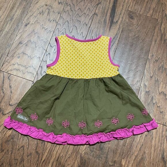 Matilda Jane Enchanted Garden Seabean Mixed Print Sleeveless Tank Tunic size 4 - Picture 7 of 8